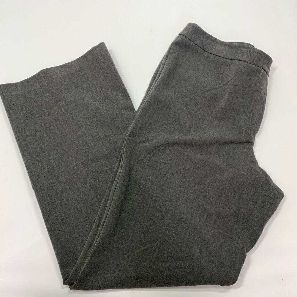 6—- Sigrid Olsen Women’s Modernist Straight Leg Trousers Pants Gray Size 12